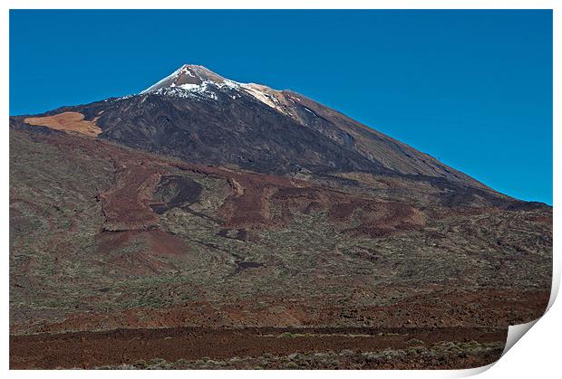Mount Teide, Tenerife Print by Geoff Storey