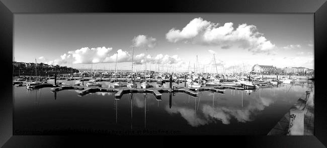 Bangor Marina Framed Print by Stephen Maxwell