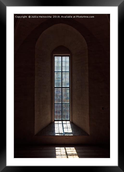 Light Through The Castle Window Framed Mounted Print by Jukka Heinovirta