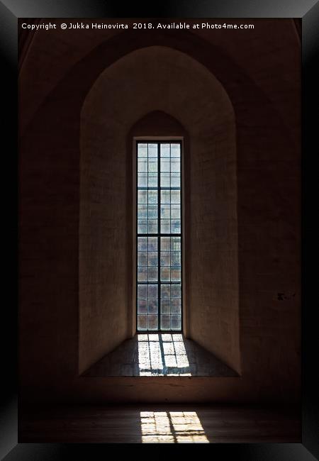 Light Through The Castle Window Framed Print by Jukka Heinovirta