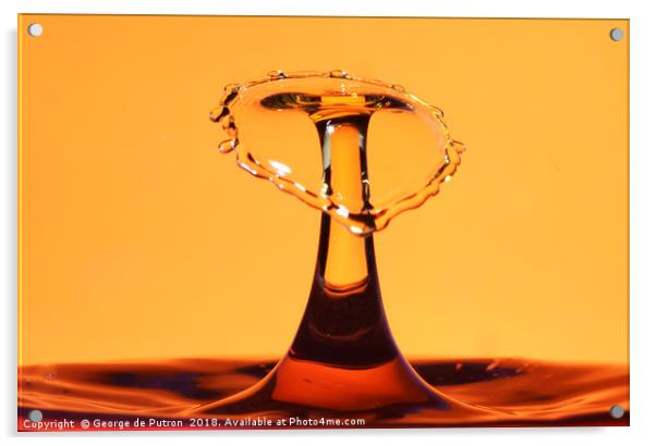 Water Stool Acrylic by George de Putron