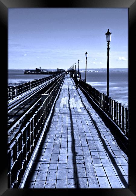 Southend Pier Essex England Framed Print by Andy Evans Photos