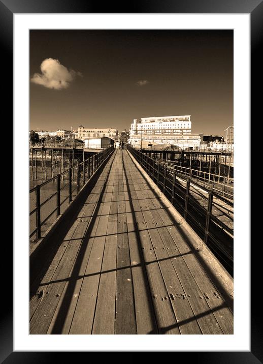 Southend on Sea Pier Essex Framed Mounted Print by Andy Evans Photos
