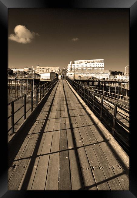 Southend on Sea Pier Essex Framed Print by Andy Evans Photos