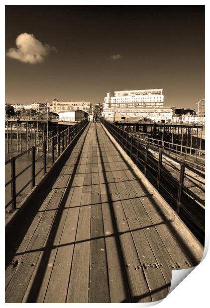 Southend on Sea Pier Essex Print by Andy Evans Photos