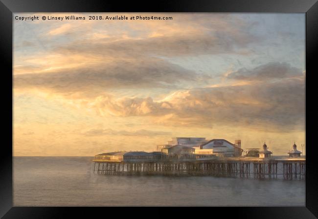 North Pier, Blackpool Framed Print by Linsey Williams