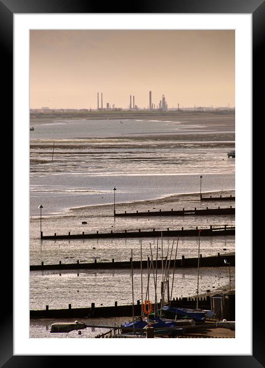 Three Shells Beach Southend on Sea Framed Mounted Print by Andy Evans Photos
