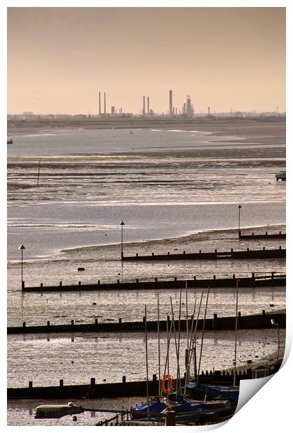 Three Shells Beach Southend on Sea Print by Andy Evans Photos