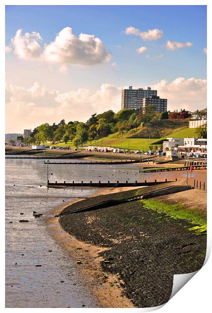 Three Shells Beach Southend Print by Andy Evans Photos
