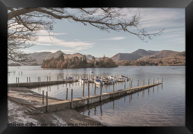 Derwent Water Framed Print by Mike Hughes