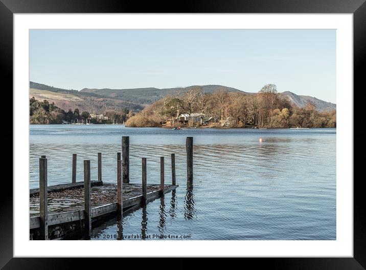 Keswick Framed Mounted Print by Mike Hughes
