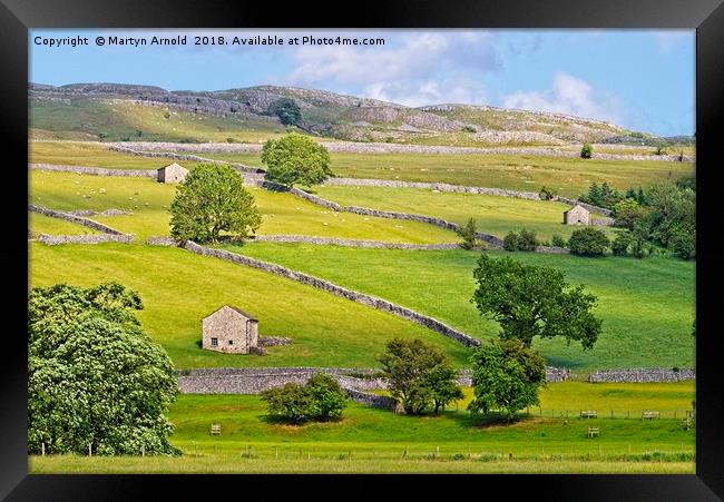 Yorkshire Dales Landscape Framed Print by Martyn Arnold