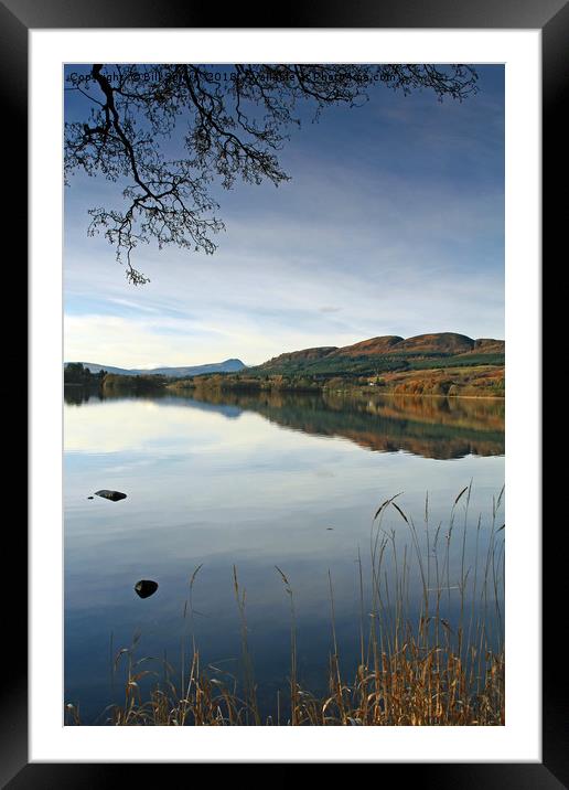 The Lake of Menteith Framed Mounted Print by Bill Spiers