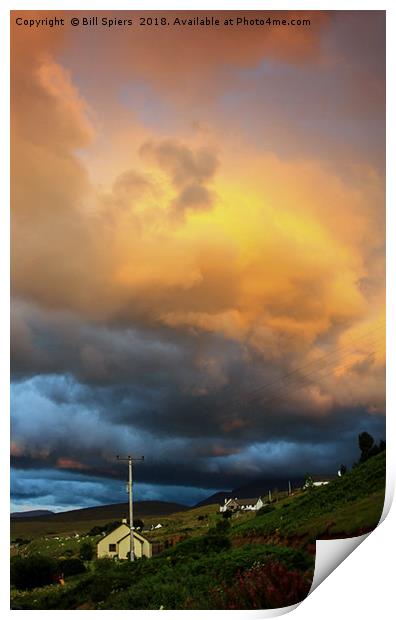 Isle of Skye Sunset Print by Bill Spiers
