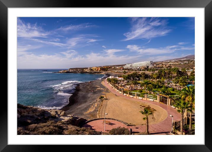 Beautiful afternoon La Caleta Framed Mounted Print by Naylor's Photography