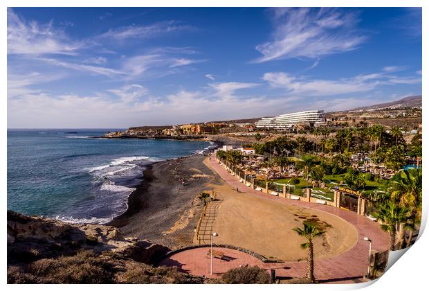 Beautiful afternoon La Caleta Print by Naylor's Photography