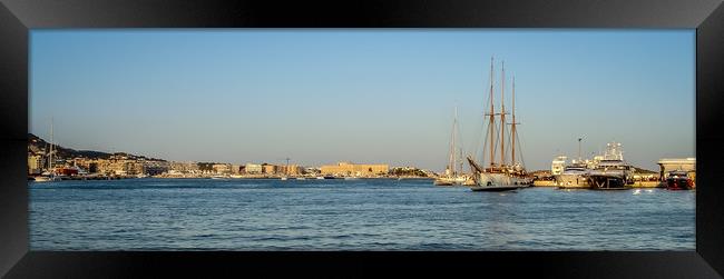 The port of Ibiza Framed Print by Naylor's Photography