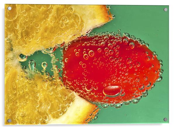 Hungry Orange Acrylic by Mike Gorton