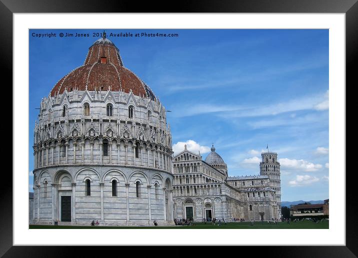 Field of Miracles, Pisa Framed Mounted Print by Jim Jones