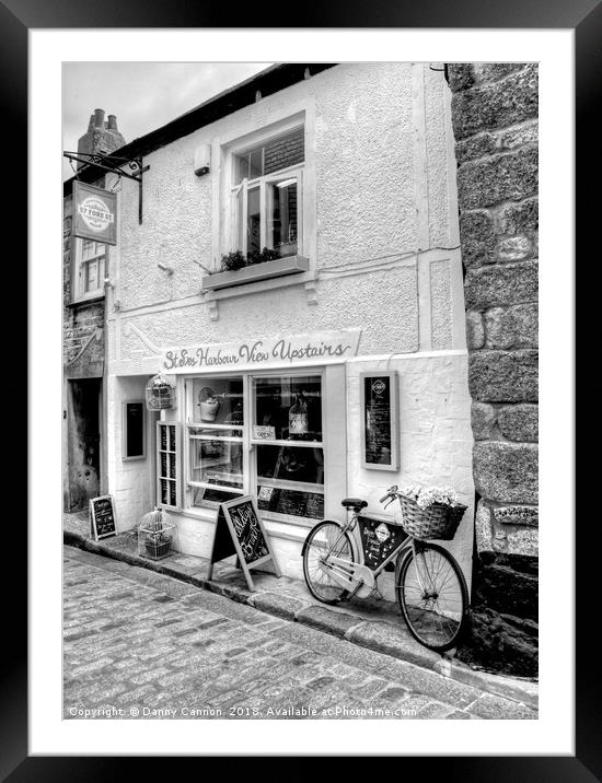 St. Ives shop Framed Mounted Print by Danny Cannon