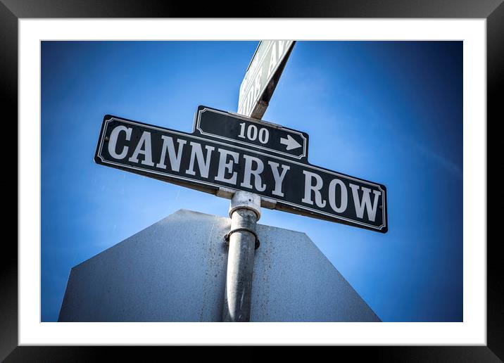 Cannery Row Framed Mounted Print by David Hare