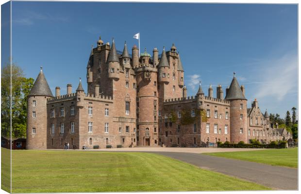 Glamis Castle & Grounds Canvas Print by Thomas Schaeffer