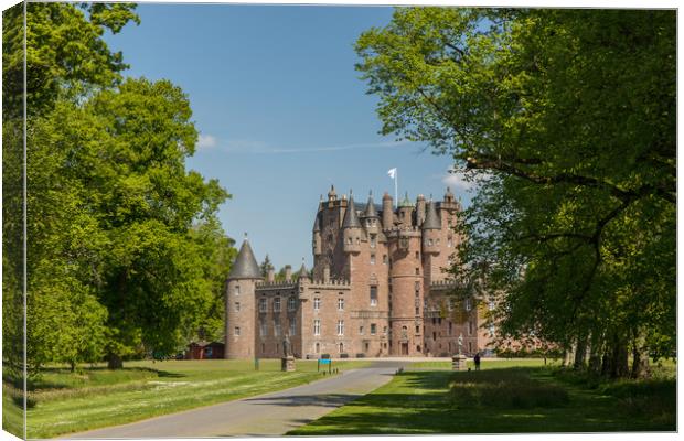 Glamis Castle & Grounds Canvas Print by Thomas Schaeffer