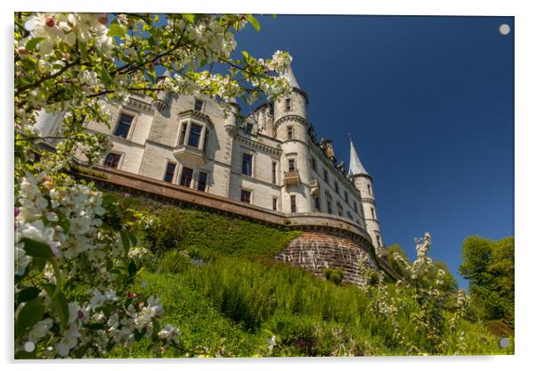 Dunrobin Castle, Garden & Grounds Acrylic by Thomas Schaeffer