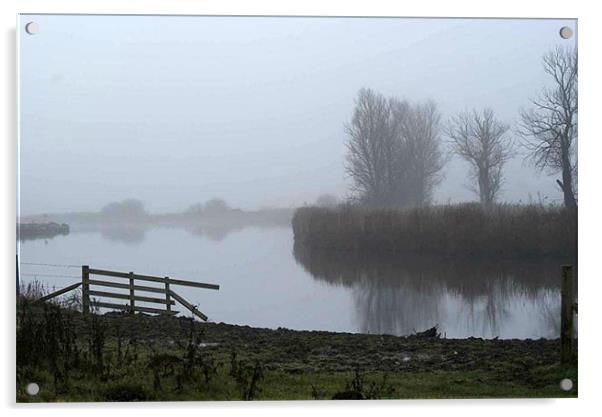 Norfolk mist Acrylic by Sheryl Brown