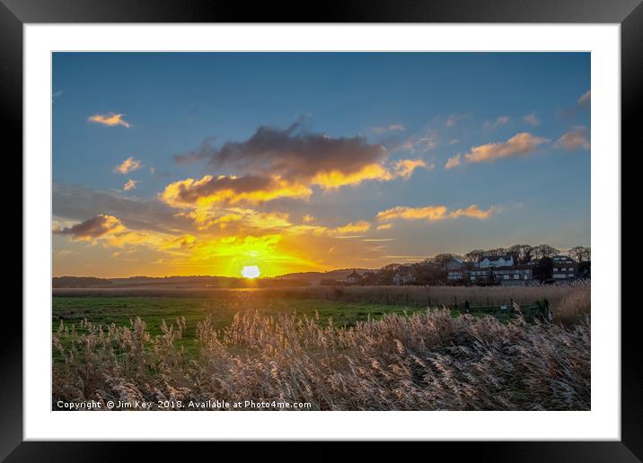 Cley next the Sea  Norfolk Framed Mounted Print by Jim Key