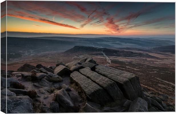 Higger Tor KitKat Stones #2 Canvas Print by Paul Andrews