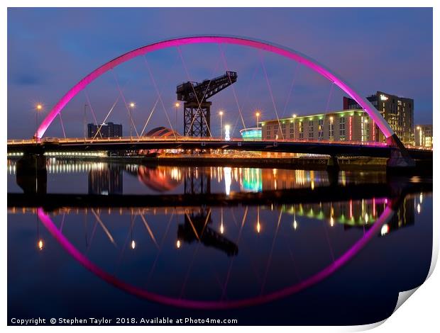 The Clyde Arc Print by Stephen Taylor