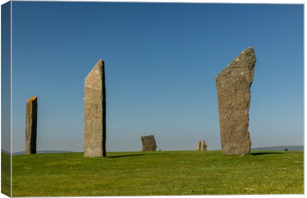 Standing Stones of Stennes Canvas Print by Thomas Schaeffer
