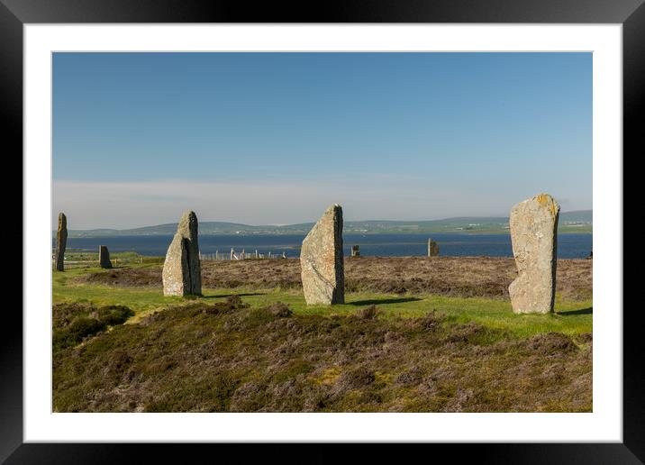 Ring of Brodgar Framed Mounted Print by Thomas Schaeffer