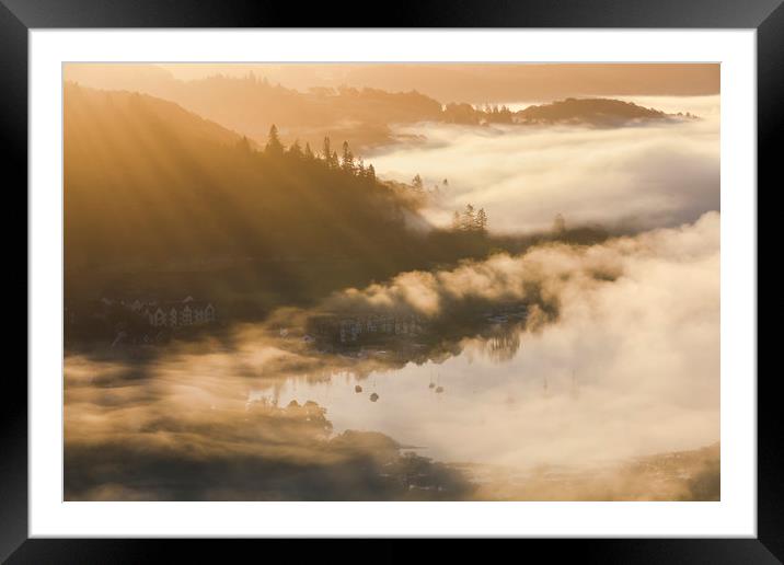 Ambleside cloud inversion Framed Mounted Print by Tony Higginson