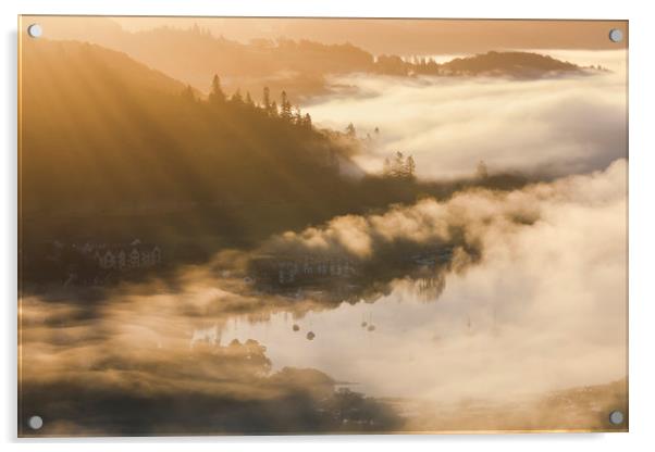 Ambleside cloud inversion Acrylic by Tony Higginson