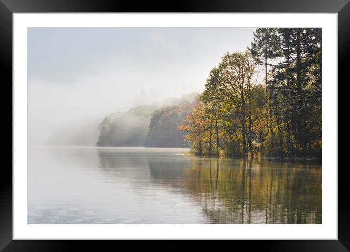 Lake Windermere reflections Framed Mounted Print by Tony Higginson