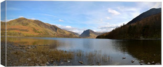 Buttermere Panorama Canvas Print by graham young
