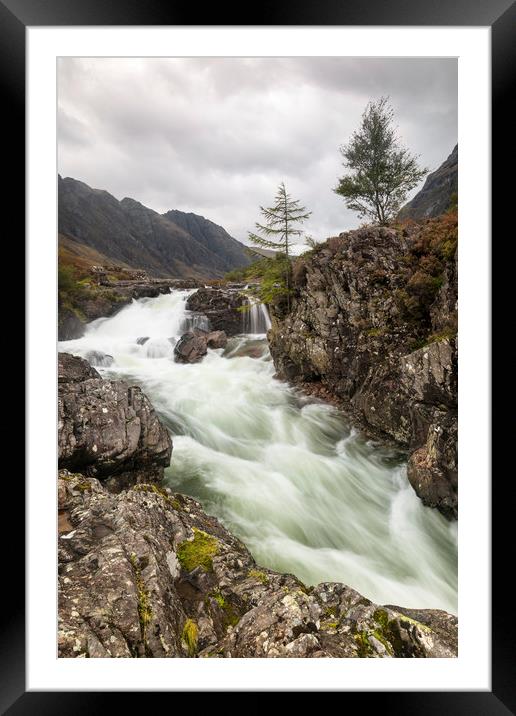 The River Coe Framed Mounted Print by Tony Higginson