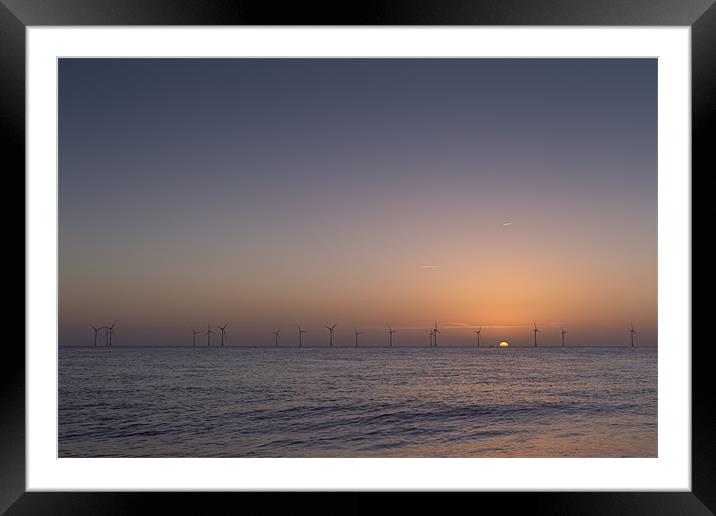 First Rays Framed Mounted Print by Simon Wrigglesworth