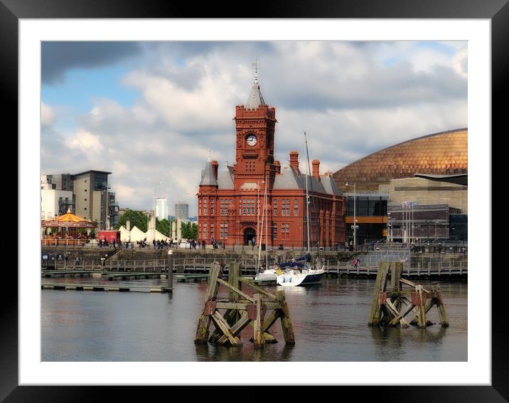 The Pierhead Building                              Framed Mounted Print by jason jones