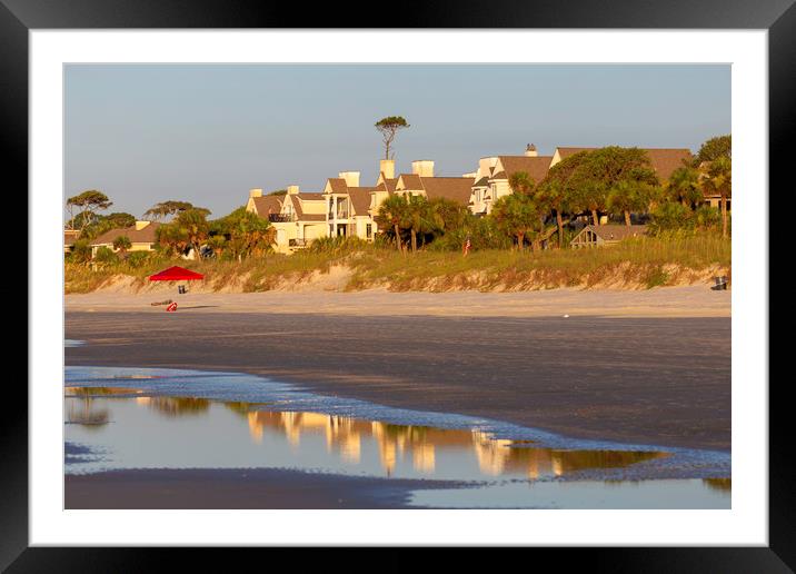 Reflections of Hilton Head Framed Mounted Print by Mark Draper