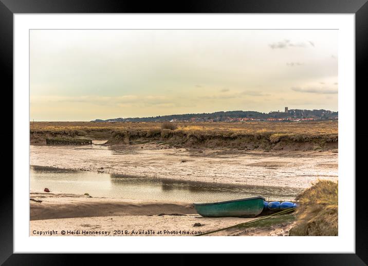 Serenity in North Norfolk Framed Mounted Print by Heidi Hennessey