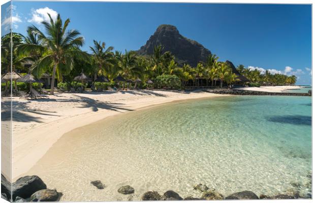 Le Morne Mauritius Canvas Print by peter schickert