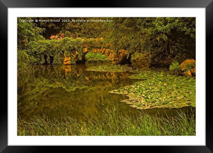 The Secluded Lake Framed Mounted Print by Martyn Arnold