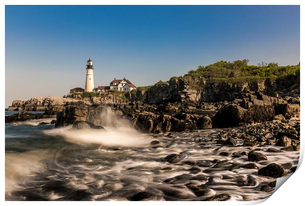 Portland Head Lighthouse, Maine, USA Print by James Daniel