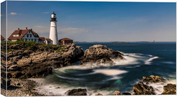 Portland Head Lighthouse, Maine, USA Canvas Print by James Daniel
