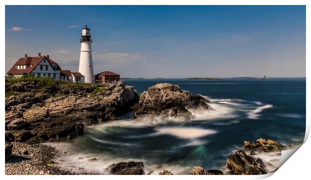 Portland Head Lighthouse, Maine, USA Print by James Daniel