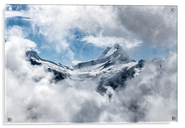 Swiss Alps Acrylic by James Daniel