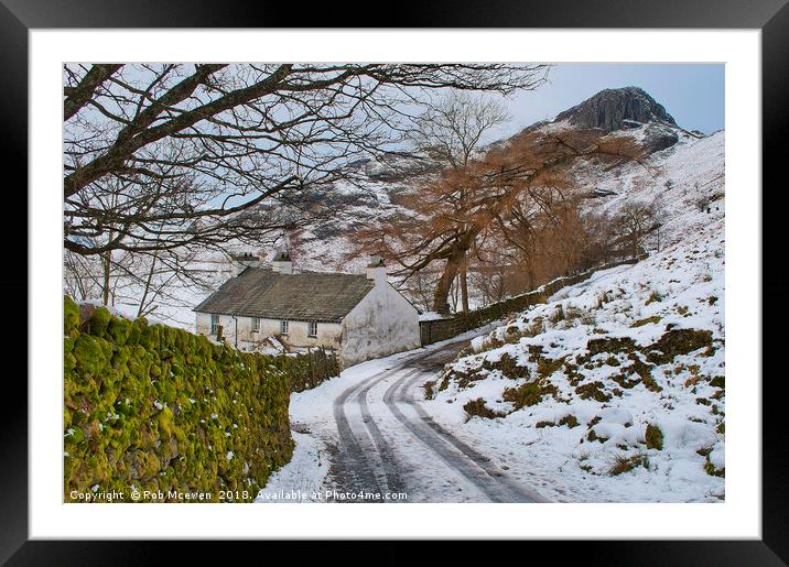 The Loft, Great Langdale UK Framed Mounted Print by Rob Mcewen